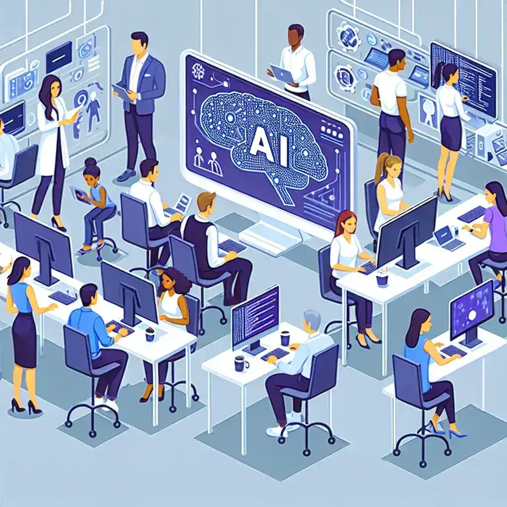 "OpenAI, Google, dan xAI bersaing untuk merekrut talenta AI terbaik dalam industri teknologi – gambar visualisasi kompetisi antara perusahaan-perusahaan teknologi AI terkemuka."