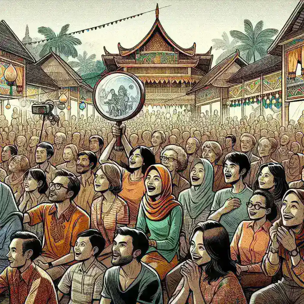 "Ilustrasi penonton cerita di platform media sosial, menunjukkan berbagai fitur dan alat untuk memahami serta menggunakan Story Viewer, sesuai panduan lengkap dalam artikel 'Penonton Cerita: Panduan Lengkap untuk Memahami dan Menggunakan Story Viewer'."